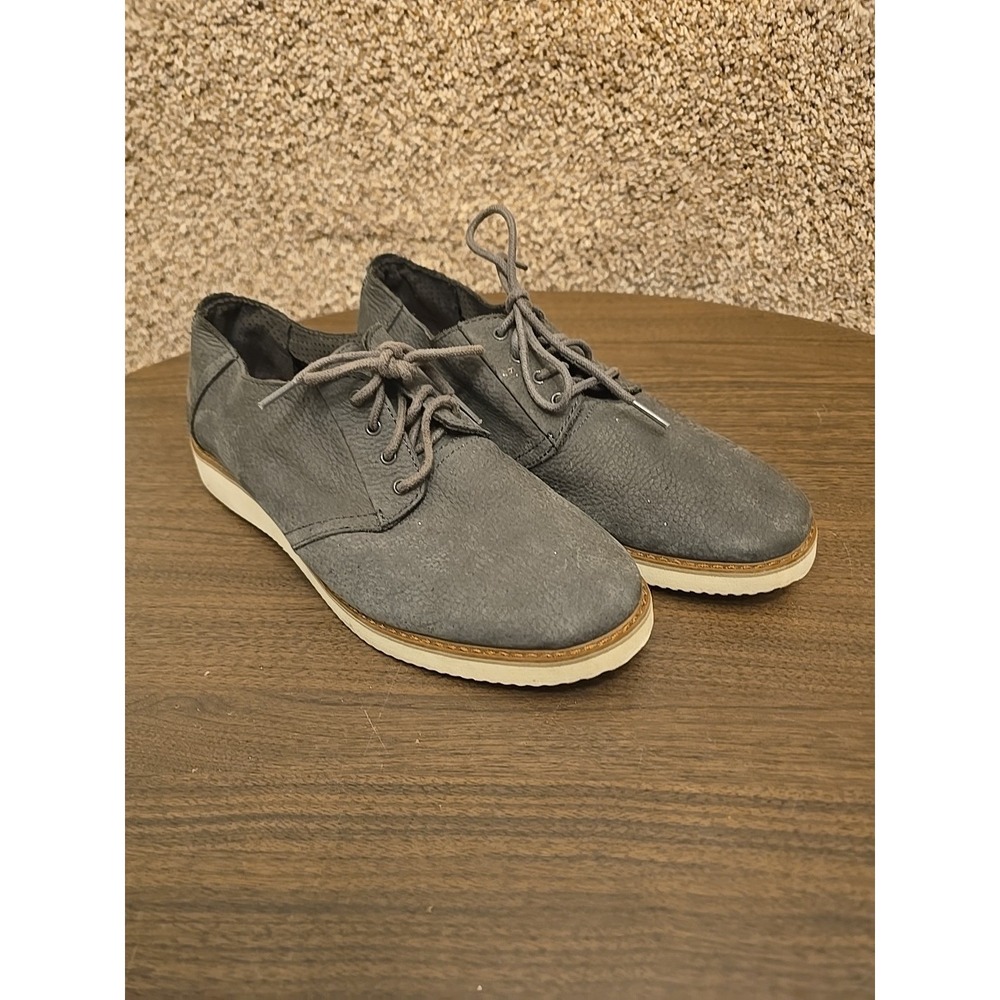 Toms Preston Mens Oxford Grey 9 M